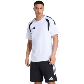 Koszulka męska adidas Tiro 26 League Tee biało-czarna KC3698