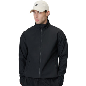 Kurtka męska softshell 4F M548 głęboka czerń 4FWSS26TSOFM548 20S