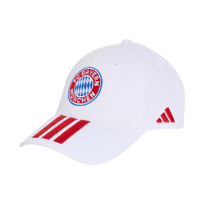 Czapka z daszkiem dla dzieci adidas FC Bayern Monachium biała KT3396