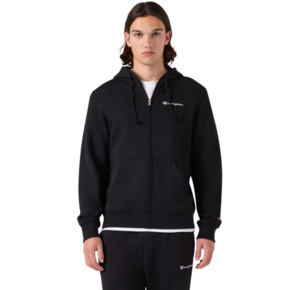 Bluza męska Champion Hooded Full Zip Sweatshirt czarna 221794 KK001