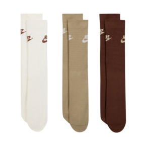 Skarpety Nike NK Nsw Everyday Essential CR kremowe, beżowe, brązowe DX5025 904