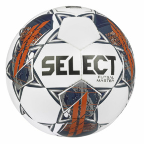 SELECT Piłka Hala Futsal MASTER grain 22 Fifa basic biało/ pomarańczowy