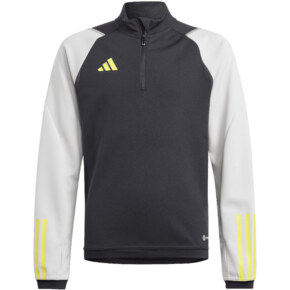 Bluza dla dzieci adidas Tiro 23 Competition Training Top czarno-szara HU1312