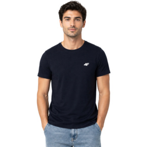 Koszulka męska 4F M4214 granatowa 4FWSS26TTSHM4214 31S