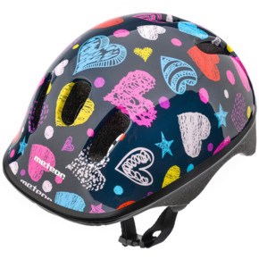 Kask rowerowy Meteor KS06 Hearts roz S  48-52cm  24817