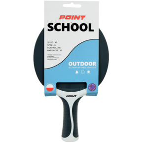 Rakietka do ping ponga Point School outdoor czarna  