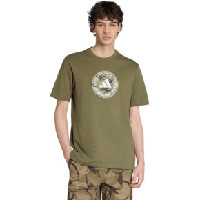 Koszulka męska adidas Camo oliwkowa KC7164