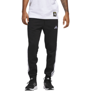 Spodnie męskie adidas Essentials 3-Stripes Fleece czarne JD1861