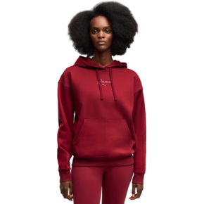 Bluza damska Puma ESS Script Comfort Hoodie czerwona 694136 23