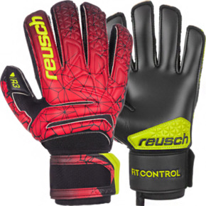 Rękawice bramkarskie Reusch Fit Control R3 czerwono-czarne 3970735 775