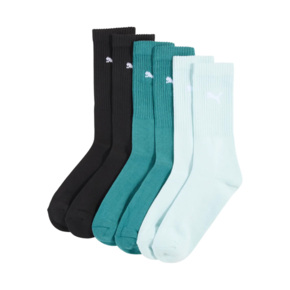 Skarpety Puma Crew 3 pary czarne, morska zieleń, błękitne 880355 41