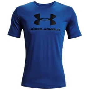 Koszulka męska Under Armour Sportstyle Logo SS niebieska 1329590 432