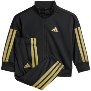 Dres dla dzieci adidas Essentials Climacool czarno-złoty JC8857