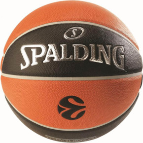 Piłka koszykowa Spalding Euroleague pomarańczowo-czarna TF-1000 Legacy 
