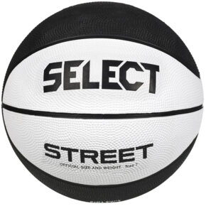 Piłka do koszykówki Select Street 2023 biało-czarna 12074