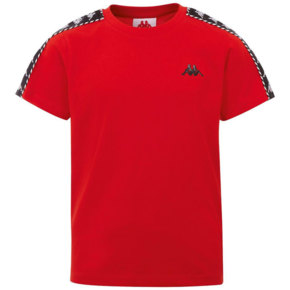Koszulka dla dzieci Kappa Ilyas czerwona 309001J 18-1664