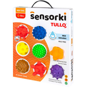 Piłki sensoryczne kształty 8 szt. AM Tullo 419