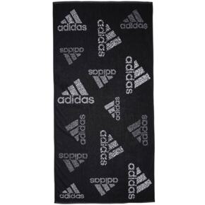 Ręcznik sportowy adidas Branded Must-Have czarno-biały HS2056