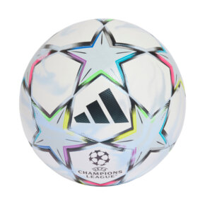Piłka nożna adidas UCL 26/27 League biało-błękitna / kolorowa KE9765