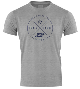 CLASSIC Train Hard SENIOR - T-shirt  kolor: SZARY