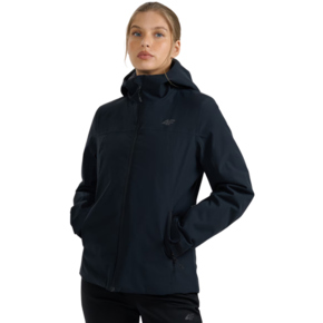 Kurtka narciarska damska 4F F0807 głęboka czerń 4FWAW25TTJAF0807 20S