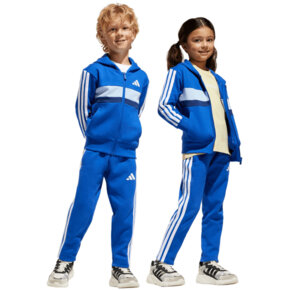 Dres dla dzieci adidas Seasonal Essentials Tiberio 3-Stripes Fleece niebieski JC7488
