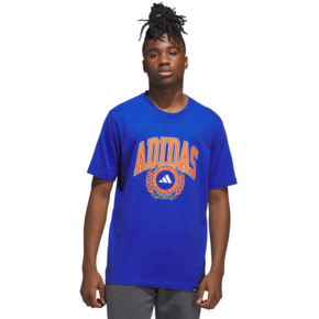 Koszulka męska adidas Varsity Crest niebieska JN2515