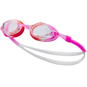Okulary pływackie Nike Os Chrome Junior 8-14 lat różowo-biało-czerwone NESSD128-670