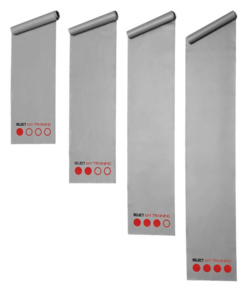 SELECT ZESTAW GUM taśm treningowych 4 szt RECOVERYBAND