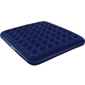 Materac welurowy dwuosobowy Bestway King 203x183x22 cm granatowy 67004 6249