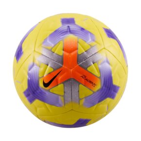 Piłka nożna Nike Academy Plus żółto-fioletowa IQ0640 710