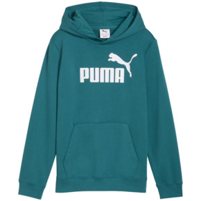 Bluza dla dzieci Puma ESS No.1 Logo Hoodie zielona 684909 41