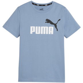 Koszulka dla dzieci Puma ESS+ 2 Col Logo Tee B niebieska 586985 20
