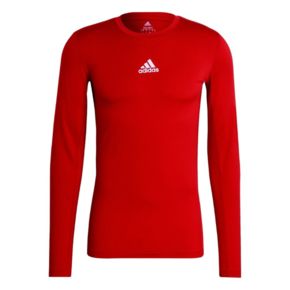 Koszulka męska adidas Compression Long Sleeve Tee czerwona  GU7336