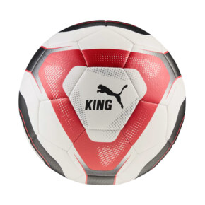 Piłka nożna Puma AC Milan King biało-czerwono-czarna 85011 01