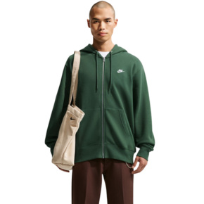 Bluza męska Nike Club BB FZ Hoodie zielona FN3861 323