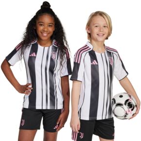 Koszulka dla dzieci adidas Juventus 25/26 Home biało-czarna JN5237 