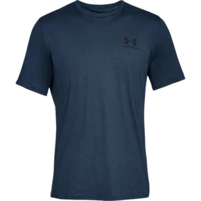 Koszulka męska Under Armour Sportstyle Left Chest Ss granatowa 1326799 408