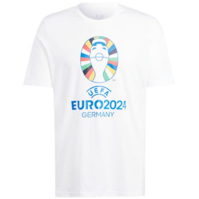 Koszulka męska adidas Euro24 biała IT9290