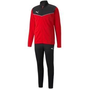 Dres męski Puma individualRISE Tracksuit czerwono-czarny 657534 01