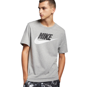 Koszulka męska Nike Tee Icon Futura szara AR5004 063