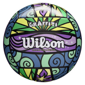 Piłka do siatkówki Wilson Graffiti Orig kolorowa WTH4637XB