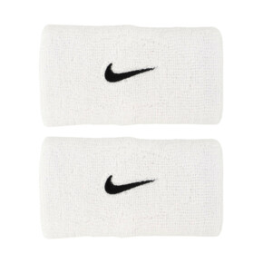 Frotki na rękę Nike Swoosh Wristbands 2 szt. białe N1012406101OS