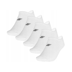 Skarpety 4F F475 5 pak białe 4FWMM00USOCF475 10S