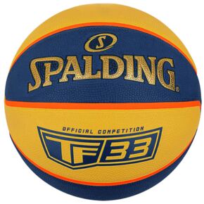 Piłka do koszykówki Spalding Official TF-33 żółto-niebieska 84352Z