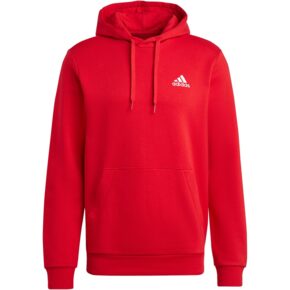 Bluza męska adidas Essentials Fleece Hoodie czerwona H47018