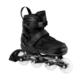 Łyżworolki Spokey Firefly czarno-białe 946367-946368