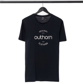 Koszulka męska Outhorn głęboka czerń  HOL21 TSM600A 20S