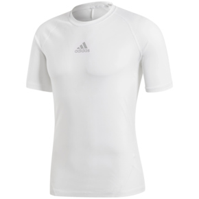 Koszulka męska adidas Alphaskin Sport SS Tee biała CW9522