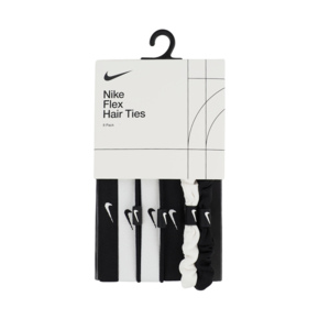 Gumki do włosów Nike Flex Hair Ties 8 szt. biało-czarne N1011934127OS